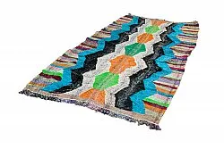 Marokkaanse Berber tapijt Boucherouite 135 x 145 cm