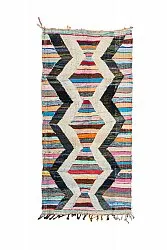 Marokkaanse Berber tapijt Boucherouite 125 x 265 cm