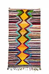 Marokkaanse Berber tapijt Boucherouite 150 x 285 cm