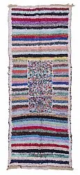 Marokkaanse Berber tapijt Boucherouite 280 x 110 cm