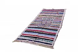 Marokkaanse Berber tapijt Boucherouite 280 x 110 cm