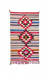 Marokkaanse Berber tapijt Boucherouite 145 x 250 cm