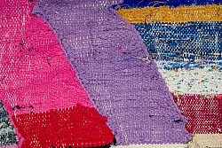 Marokkaanse Berber tapijt Boucherouite 130 x 225 cm