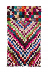 Marokkaanse Berber tapijt Boucherouite 245 x 135 cm