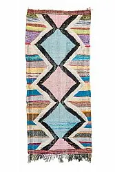 Marokkaanse Berber tapijt Boucherouite 120 x 275 cm