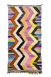 Marokkaanse Berber tapijt Boucherouite 145 x 290 cm