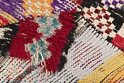 Marokkaanse Berber tapijt Boucherouite 200 x 85 cm
