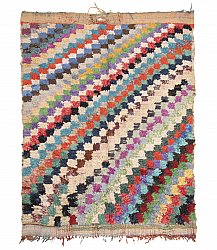 Marokkaanse Berber tapijt Boucherouite 200 x 155 cm