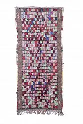 Marokkaanse Berber tapijt Boucherouite 285 x 125 cm