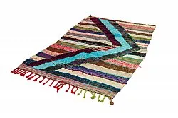 Marokkaanse Berber tapijt Boucherouite 115 x 215 cm