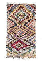 Marokkaanse Berber tapijt Boucherouite 230 x 125 cm