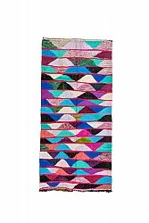 Marokkaanse Berber tapijt Boucherouite 125 x 260 cm