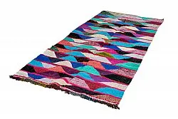 Marokkaanse Berber tapijt Boucherouite 125 x 260 cm