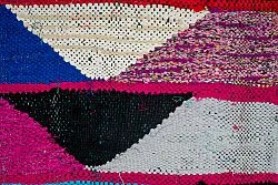 Marokkaanse Berber tapijt Boucherouite 125 x 260 cm