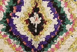 Marokkaanse Berber tapijt Boucherouite 210 x 125 cm