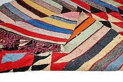 Marokkaanse Berber tapijt Boucherouite 145 x 250 cm