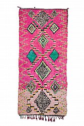 Marokkaanse Berber tapijt Boucherouite 305 x 130 cm