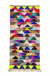 Marokkaanse Berber tapijt Boucherouite 135 x 290 cm