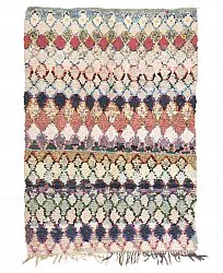 Marokkaanse Berber tapijt Boucherouite 210 x 140 cm