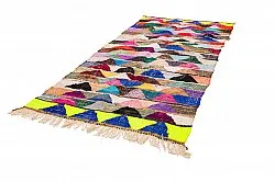 Marokkaanse Berber tapijt Boucherouite 135 x 290 cm