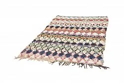 Marokkaanse Berber tapijt Boucherouite 210 x 140 cm