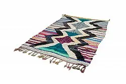 Marokkaanse Berber tapijt Boucherouite 140 x 220 cm