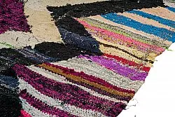 Marokkaanse Berber tapijt Boucherouite 140 x 220 cm