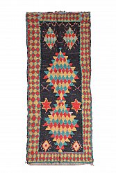 Marokkaanse Berber tapijt Boucherouite 305 x 115 cm