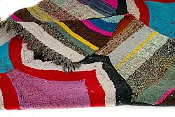 Marokkaanse Berber tapijt Boucherouite 130 x 260 cm