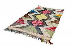 Marokkaanse Berber tapijt Boucherouite 135 x 230 cm
