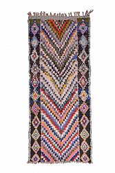 Marokkaanse Berber tapijt Boucherouite 290 x 120 cm