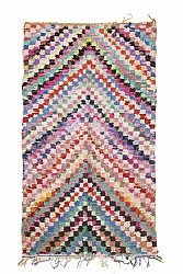 Marokkaanse Berber tapijt Boucherouite 245 x 140 cm