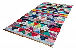 Marokkaanse Berber tapijt Boucherouite 135 x 265 cm