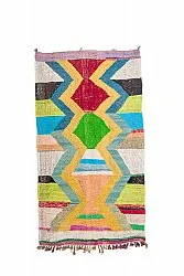 Marokkaanse Berber tapijt Boucherouite 125 x 230 cm