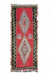 Marokkaanse Berber tapijt Boucherouite 325 x 135 cm