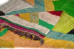 Marokkaanse Berber tapijt Boucherouite 125 x 230 cm