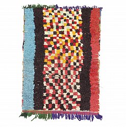 Marokkaanse Berber tapijt Boucherouite 135 x 95 cm