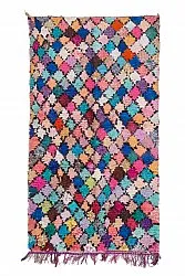Marokkaanse Berber tapijt Boucherouite 255 x 135 cm