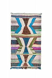 Marokkaanse Berber tapijt Boucherouite 140 x 250 cm