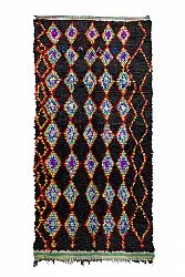 Marokkaanse Berber tapijt Boucherouite 130 x 270 cm