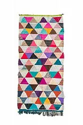 Marokkaanse Berber tapijt Boucherouite 130 x 280 cm