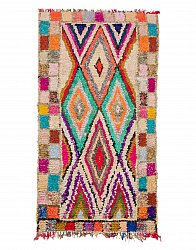 Marokkaanse Berber tapijt Boucherouite 230 x 110 cm