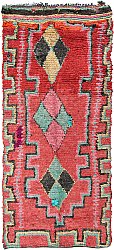 Marokkaanse Berber tapijt Boucherouite 260 x 115 cm