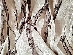 Gordijn - Maya (zwart/wit)