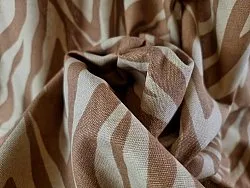 Gordijnen - Katoenen gordijn Laura (donkerbeige)