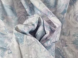 Gordijnen - Katoenen gordijn Soft (blauw)