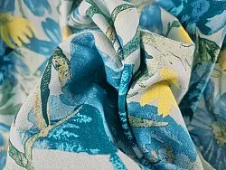 Gordijnen - Katoenen gordijn Cutie (blauw)