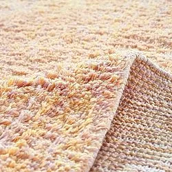 Hoogpolig vloerkleed - Celina Natural Cotton Shaggy (roze/beige)