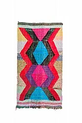 Marokkaanse Berber tapijt Boucherouite 125 x 235 cm