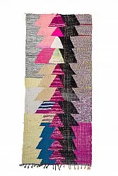 Marokkaanse Berber tapijt Boucherouite 125 x 290 cm